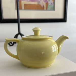 Vintage Arabia Finland Small Yellow Teapot Made in Finland